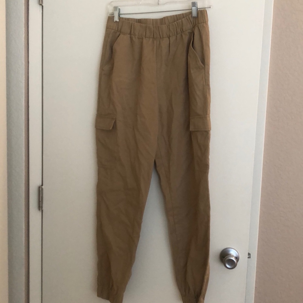 Khaki joggers